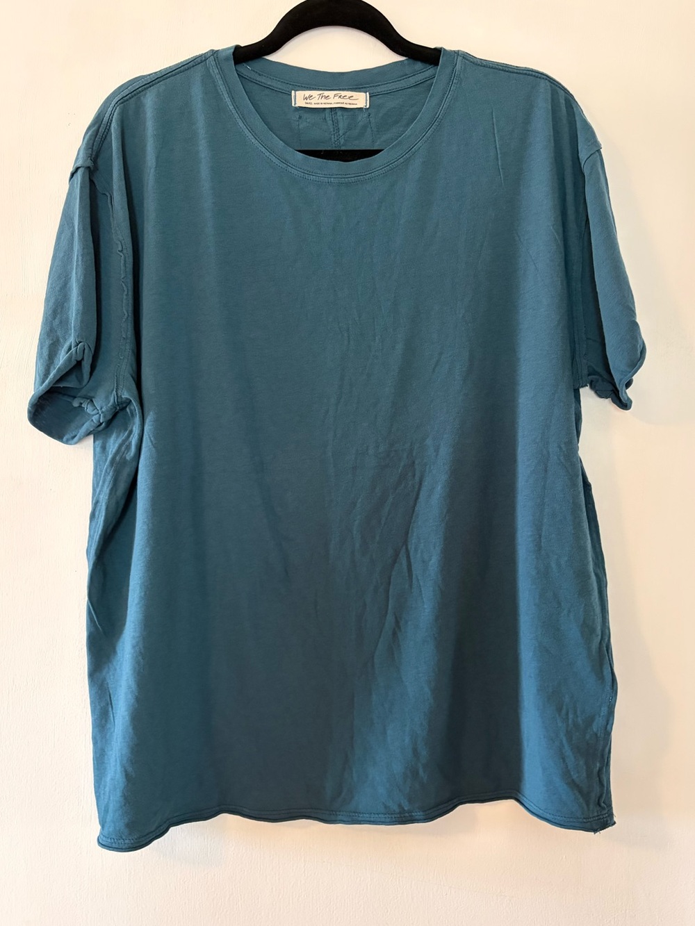 We The Free Women’s Teal Nina Tee Oversized Small